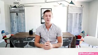 Stepsisters heared a rumor about stepbrothers big dick