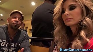 Cuckolding wife gets rim