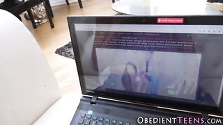 Bondage teen pussy pounded