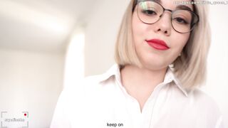 Student fucked a teacher on the table - 4K POV