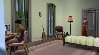 step Mom Caught Hear Son Watching Porn And Masturbate Then It Helps Him For The First Time To Make Make Sex