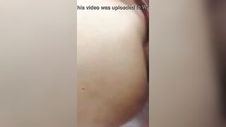 Teen luvs big cock pumping her tiny ass full of daddys seed