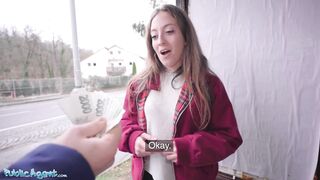 Public Agent Spanish Punk babe Venom Evil fucked in public