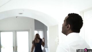 Black step daddy gets a piece of his sons new girlfriend