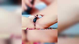Using new toy vibrator se chudai krwai