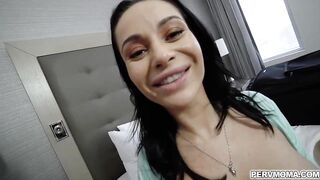 Busty Crystal Rush is getting horny again and wants some dick inside her hungry pussy.Good thing stepson is ready to slide his cock inside her.