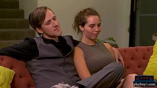 Amateur couple both crave a threesome with another woman