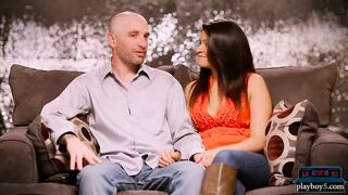 Amateur couple both crave a threesome with another woman