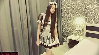 FULL! Insanely Hot French Maid Gets Fucked Roughly By The Tenant - Natalissa