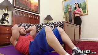 Horny Wife Cheats On Hubby With Stepson!