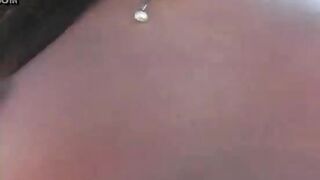 Sexy Babe In Bikini Shows Off Her Pierced Nipples On The Boat