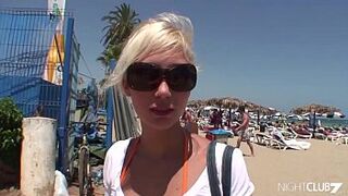 Anal slut Cristal Moranti looking for a party in Ibiza