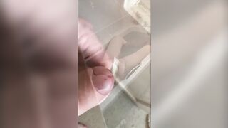 Caught her masturbating in the bath