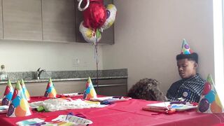 nobody came to my bday party so my stepmom gave me an extra surprise... pt1