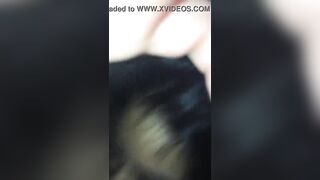 Horny Mexican gets her face fucked