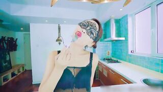 asian girl fisting
