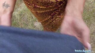 Public Agent Princess Jas get her big British Asian boobs out