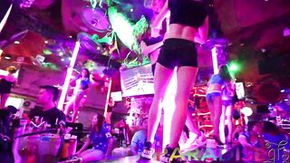 Paradise Gfs - Twins party on vacation and getting fucked at club - Part 1