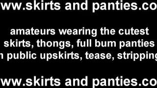 Everyone on the block gets to see my panties
