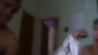 indian step mom and daughter handjob her client