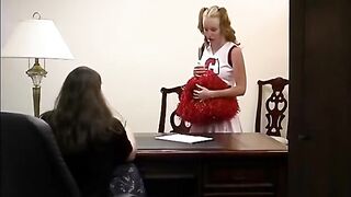 Spanked 2 cheerleaders