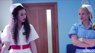GIRLCORE Lesbian Nurses Give Teen Patient Full Vaginal Exam