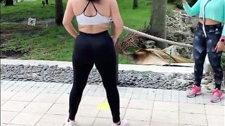 Big Tits, Phat Ass Latina Working Out