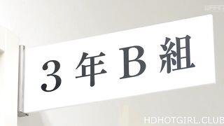Nude japanese classroom
