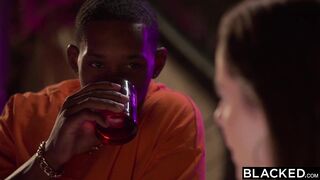 BLACKED Shy & sexy Sybil seduces her celebrity crush