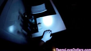 Real teen gets pov facial