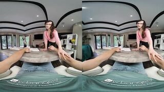 VR BANGERS Sexy MILF Teacher Is Hungry For Young Cock VR Porn