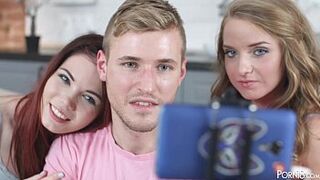 Lovenia & Sofi in Threesome