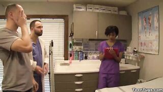 teen-Sexy nurse cum extraction