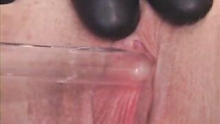 Petite Granny Bitch BDSM Shock Rope Fucked