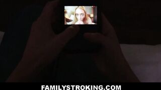 Teen StepSisters Chloe Cherry & Gwen Vicious Blackmailed Into Fucking StepBrother POV