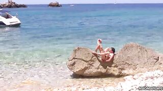 MIA MAGMA Fucking Mia on a paradise beach