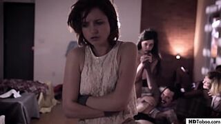 Strange orgy in an establishment - Ashley Adams, Whitney Wright, Eliza Jane