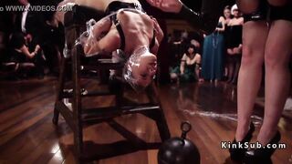 Lezdom orgy fisting in the upper floor