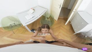 TmwVRnet.com - Sarah Kay - Hottie focuses on her lad's cock