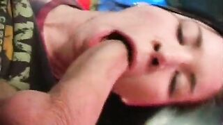Cute european teen having sex
