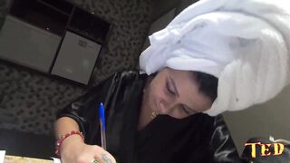 Backstage of Amanda Souza's recording with a lot of mess - Shayenne Samara