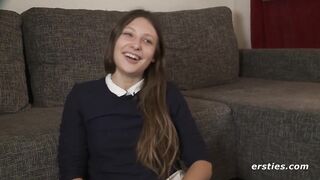 Ersties: Amateur Sexy Babe Fingers Her Wet Pussy