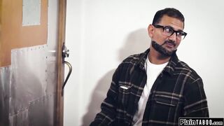 Creepy inspector wants to fuck hot milf