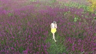 19yo Braided Nymph Nova Gets Fully Naked Outdoors!
