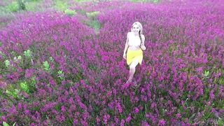 19yo Braided Nymph Nova Gets Fully Naked Outdoors!