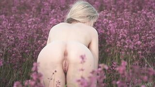 19yo Braided Nymph Nova Gets Fully Naked Outdoors!
