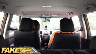 Fake Driving School Hot learner Kristy Black fucked doggy style