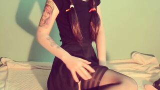 Wednesday Addams DPed herself with Toys