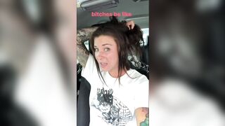 public flashing and slutty moments with felicity feline compilation