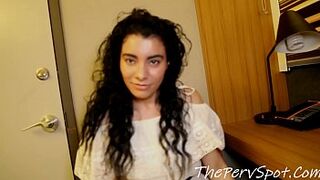 a. Slut gets face fucked and hardcore sex after date with black guy